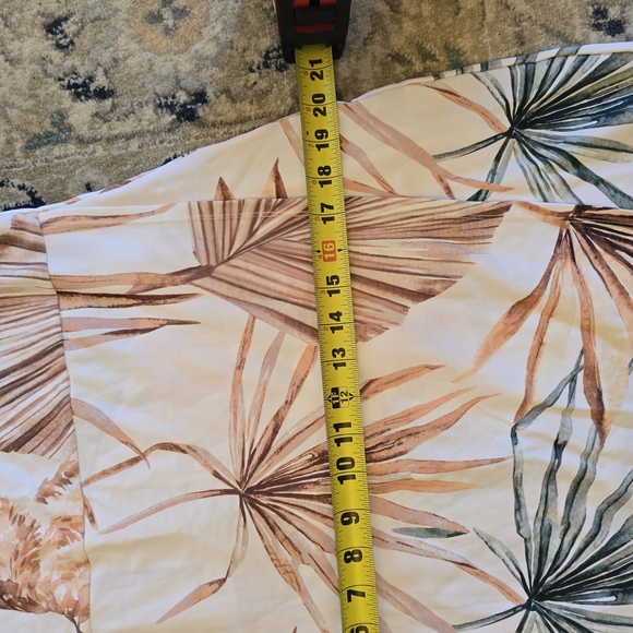 Dainty Jewells Sunset Scene Swimdress with Green and Tan Palm Print - Picture 7 of 9